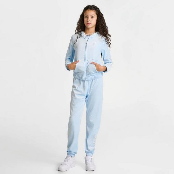商品Timberland|Girls' Juicy Couture Plush Velour Full-Zip Hoodie,价格¥220,第2张图片详细描述