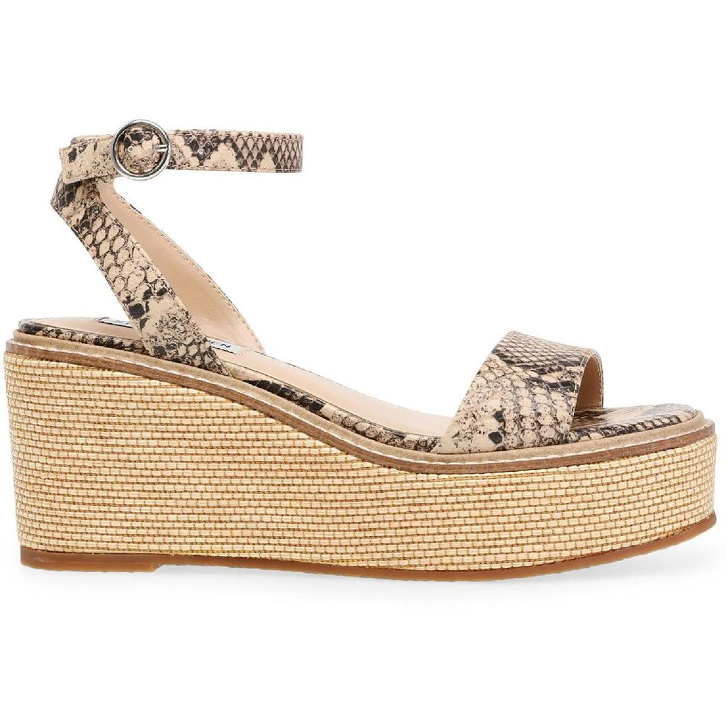商品Steve Madden|Steve Madden Womens Composed Padded Insole Ankle Strap Platform Sandals,价格¥177,第3张图片详细描述