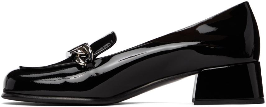 Black Patent Vernice Chain Loafers商品第3张图片规格展示