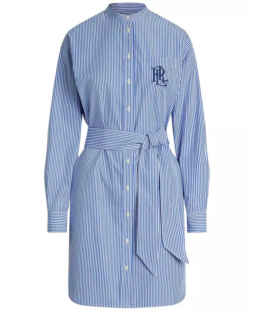 商品Ralph Lauren|Women's Striped Belted Broadcloth Shirtdress,价格¥737,第5张图片详细描述