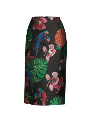 商品Valentino|Floral Pencil Skirt,价格¥4194,第3张图片详细描述
