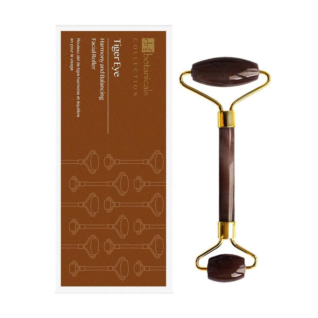 商品Dr. Botanicals|Tiger Eye Harmony and Balancing Facial Roller (Gold Metal Handle),价格¥159,第2张图片详细描述