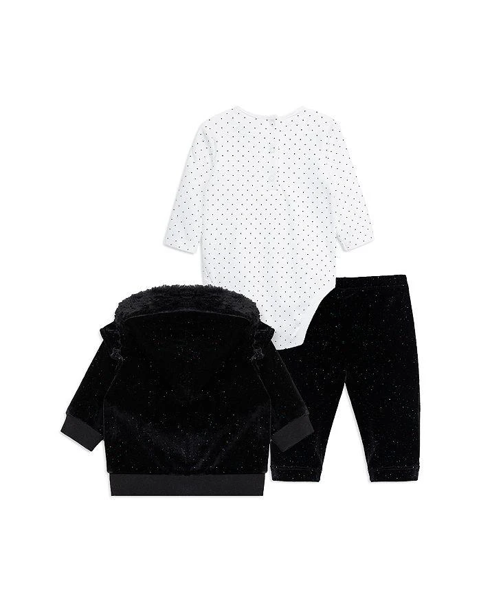 商品Little Me|Girls' Sparkle Bodysuit, Jacket & Pants - Baby,价格¥268,第2张图片详细描述
