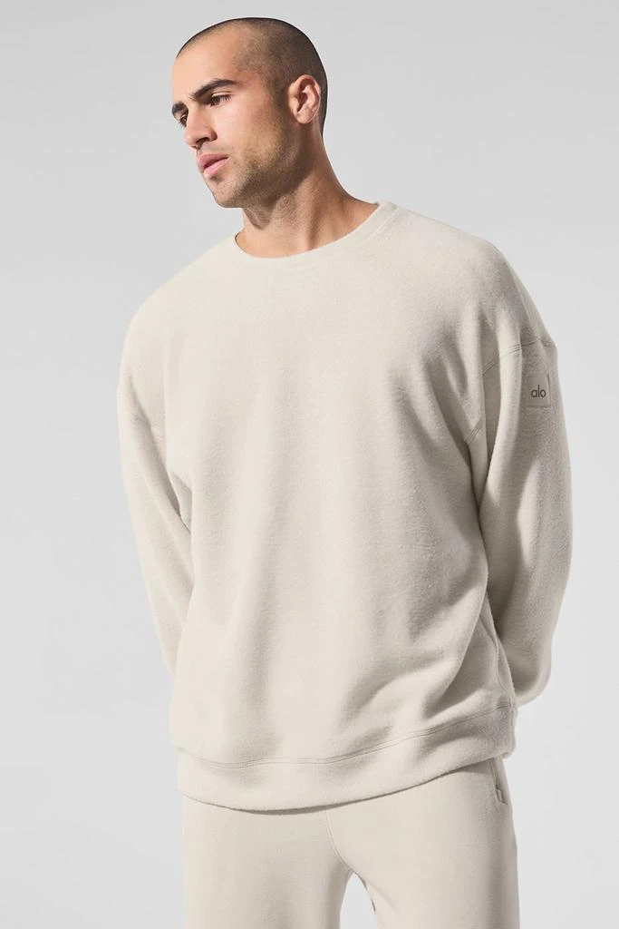 商品Alo|Triumph Restore Crew Neck Sweatshirt - Bone,价格¥676,第1张图片