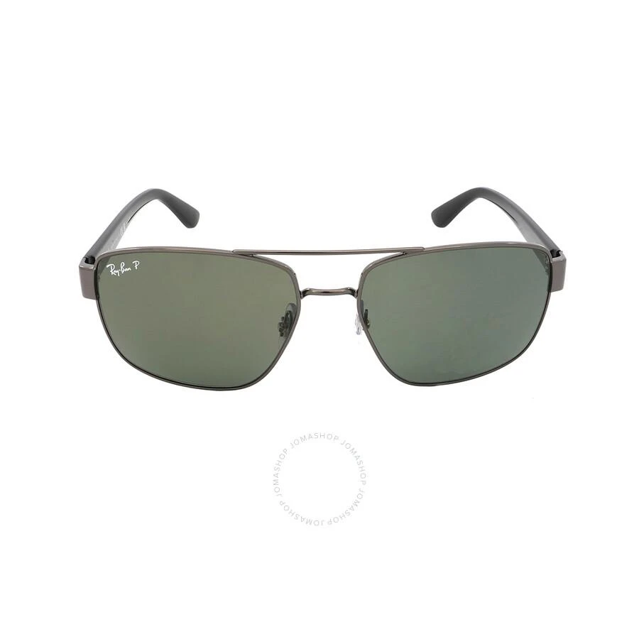 商品Ray-Ban|Ray Ban Green Navigator Men's Sunglasses RB3663 004/58 60,价格¥1206,第1张图片