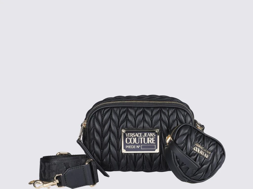 商品Versace|BLACK LEATHER CROSSBODY BAG,价格¥1145,第1张图片