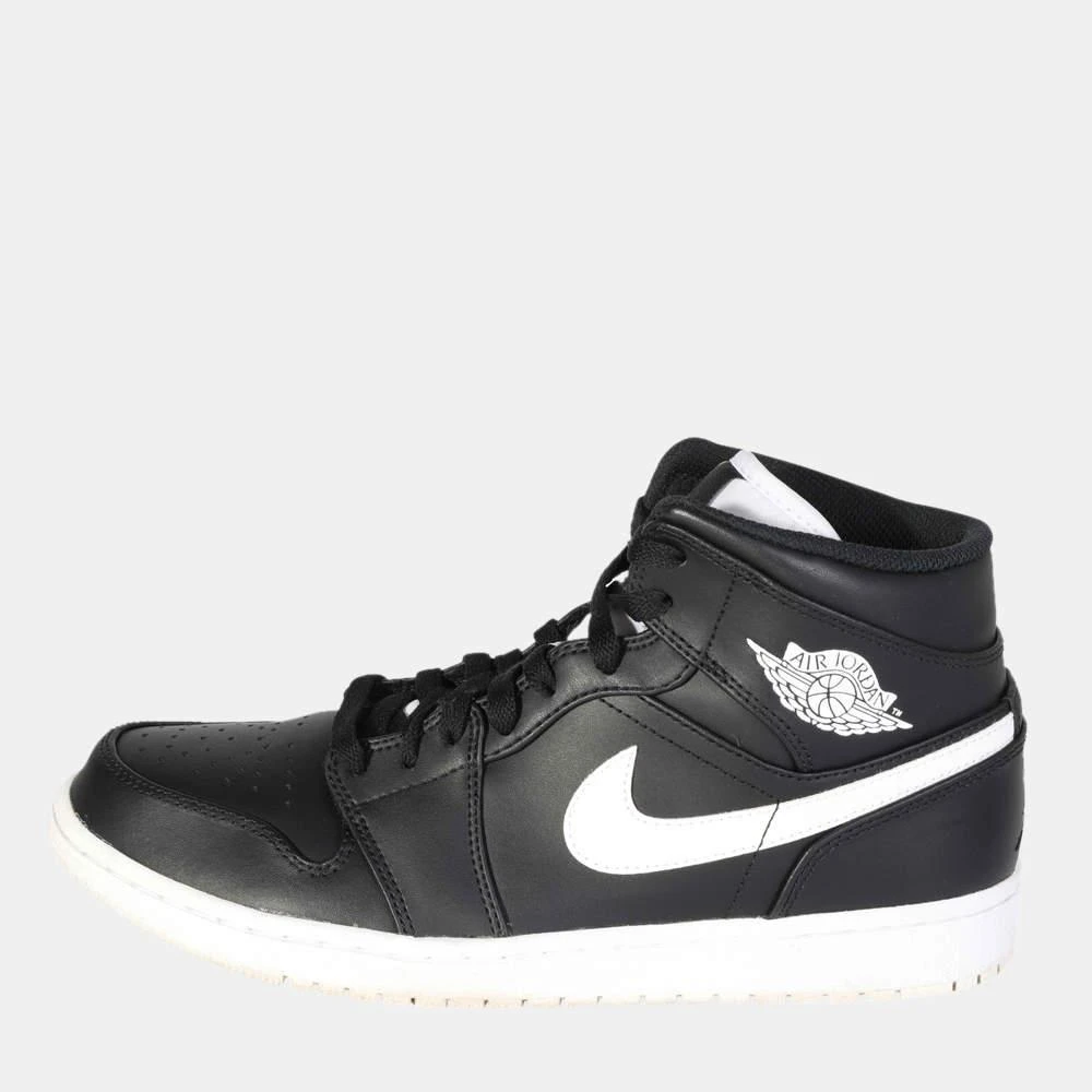 商品[二手商品] Jordan|Air Jordan 1 Retro Mid 'Black White' Sneakers (9.5 US) EU 42.5,价格¥2312,第1张图片