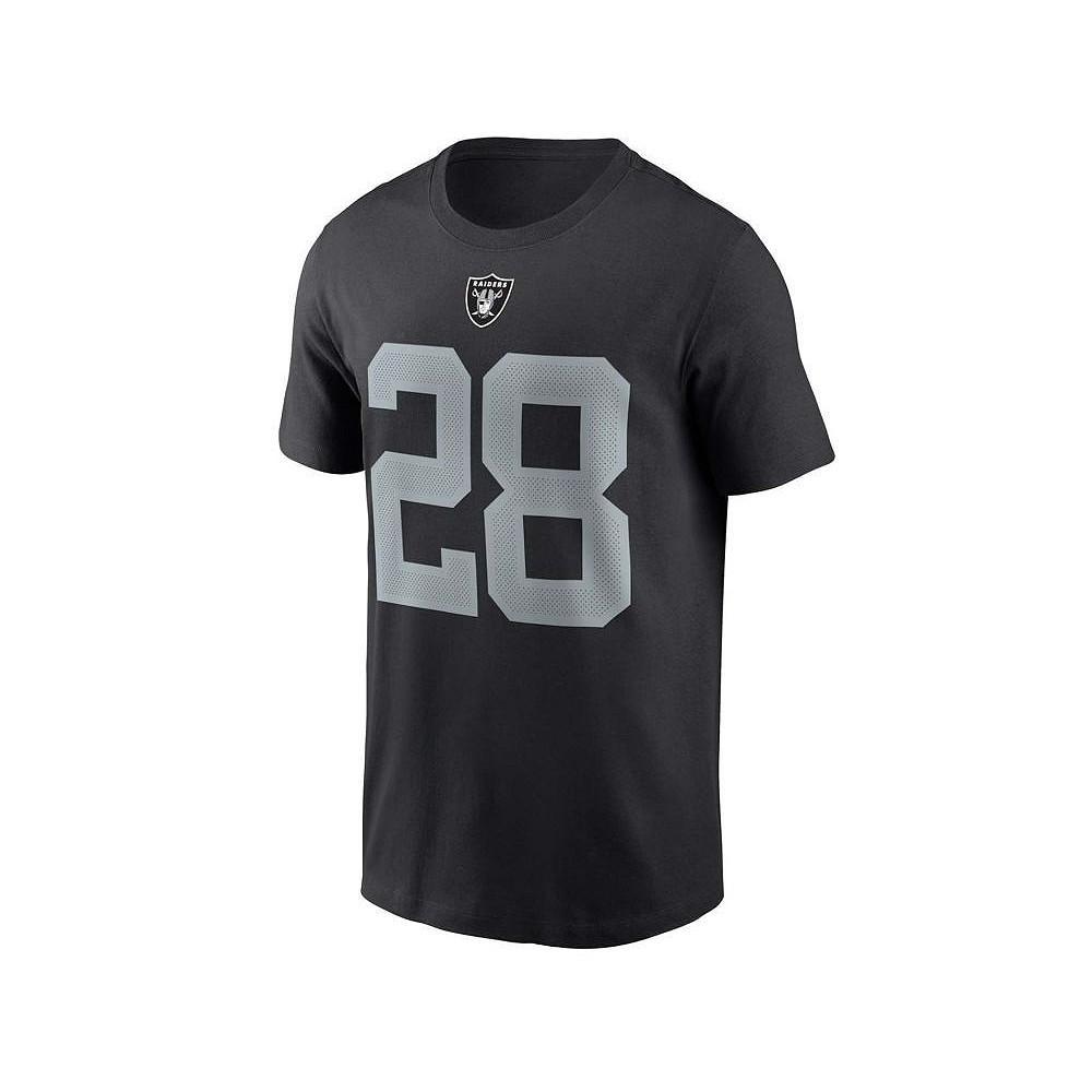 商品NIKE|Las Vegas Raiders Men's Pride Name and Number Wordmark T-Shirt Josh Jacobs,价格¥244,第4张图片详细描述