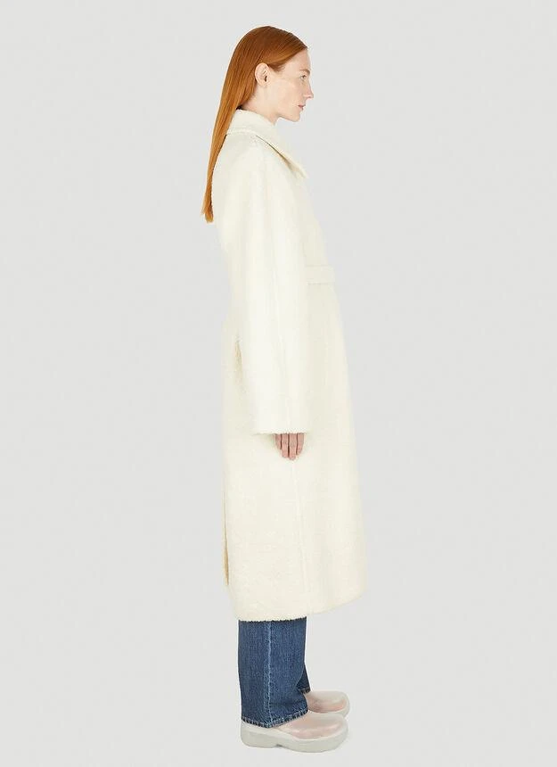 商品Acne Studios|Belted Coat in Cream,价格¥10757,第3张图片详细描述