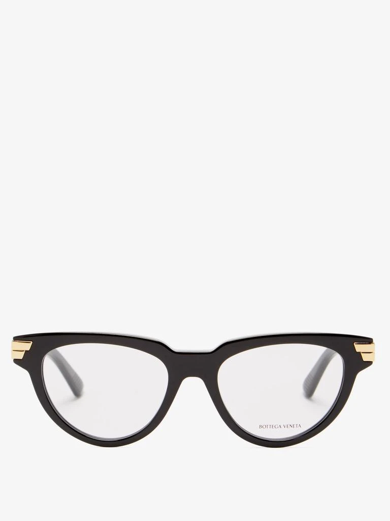 商品Bottega Veneta|Cat-eye acetate glasses,价格¥3190,第1张图片