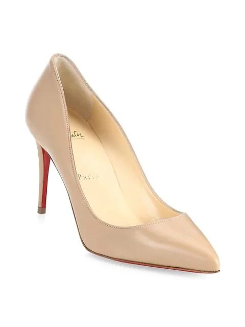 商品Christian Louboutin|Pigalle Follies 85 Leather Pumps,价格¥5190,第2张图片详细描述