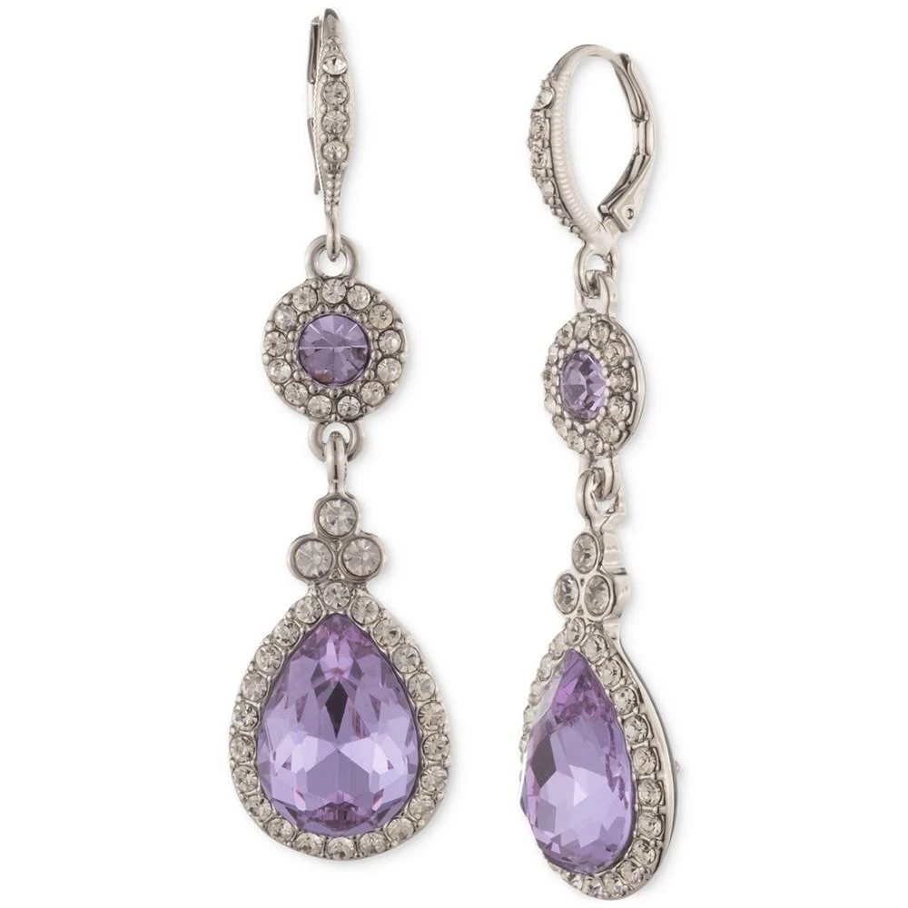 商品Givenchy|Gold-Tone Light Sapphire Wingate Drop Earrings,价格¥209,第1张图片