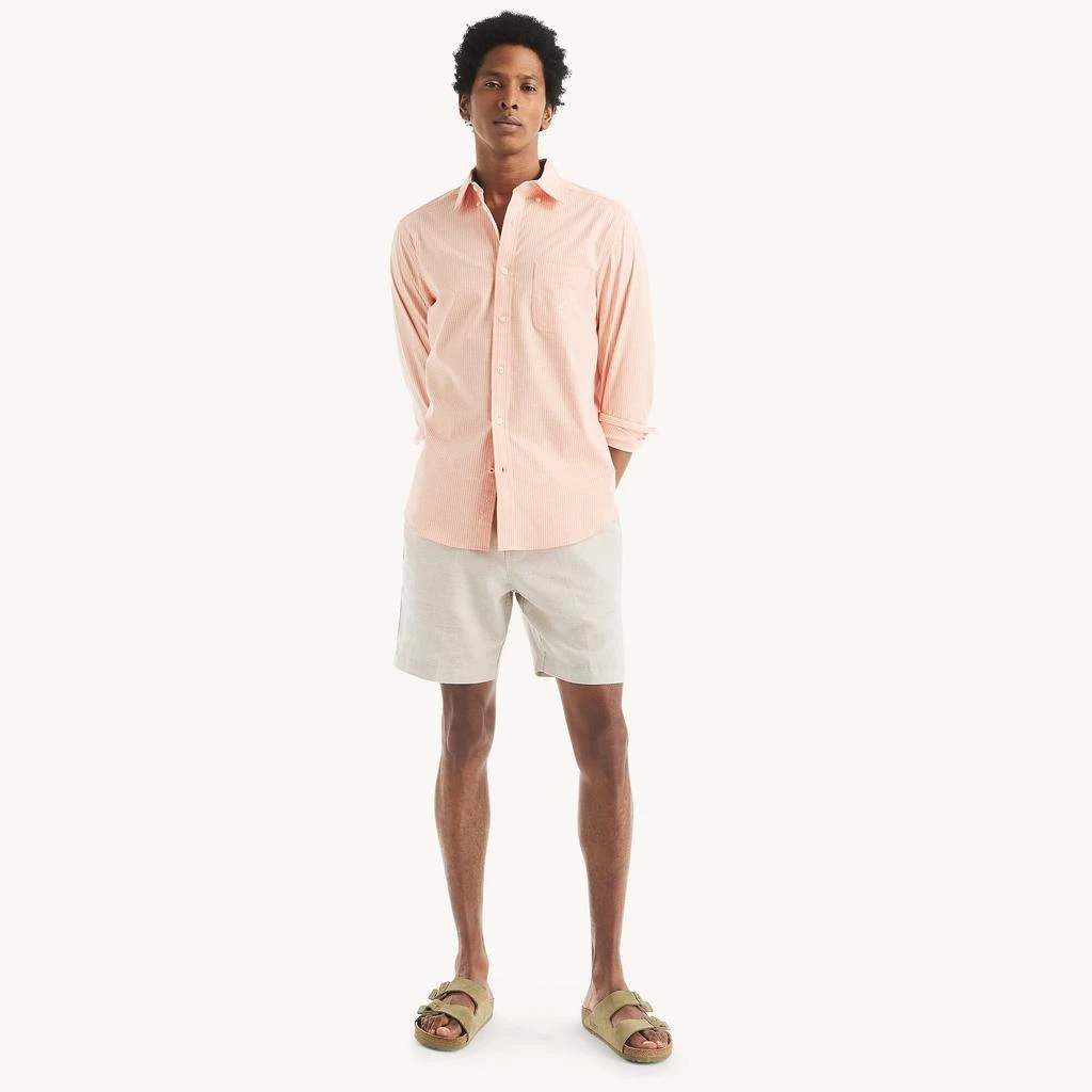 商品Nautica|Mens Striped Oxford Shirt,价格¥157,第3张图片详细描述
