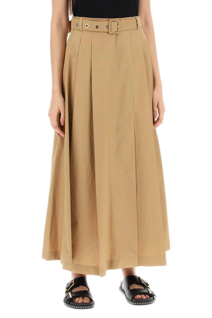 商品Max Mara|"gilda cotton poplin skirt",价格¥1012,第2张图片详细描述