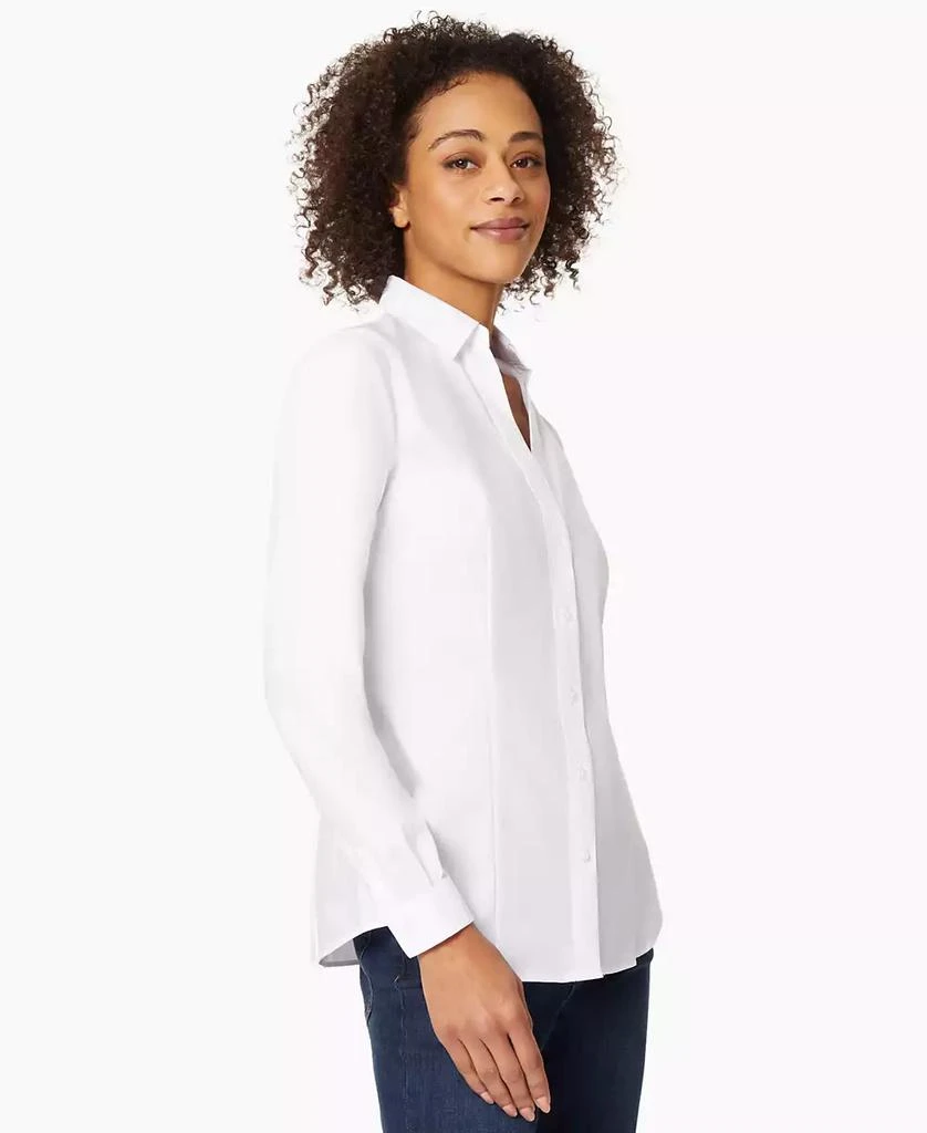 商品JONES NEW YORK|Women's Easy Care Button Up Long Sleeve Blouse,价格¥354,第3张图片详细描述