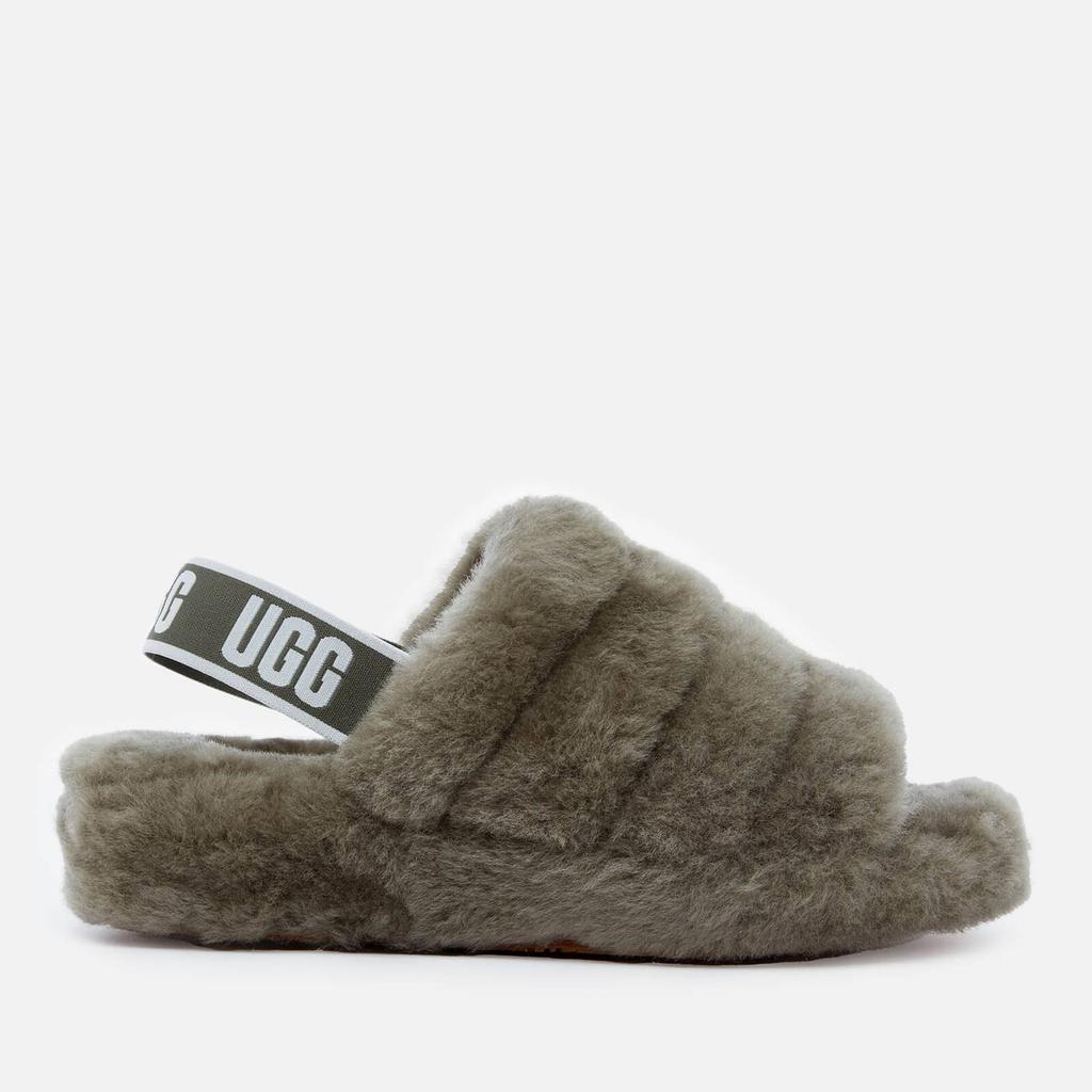 商品UGG|UGG Women's Fluff Yeah Slide Slippers - Burnt Olive,价格¥805,第1张图片