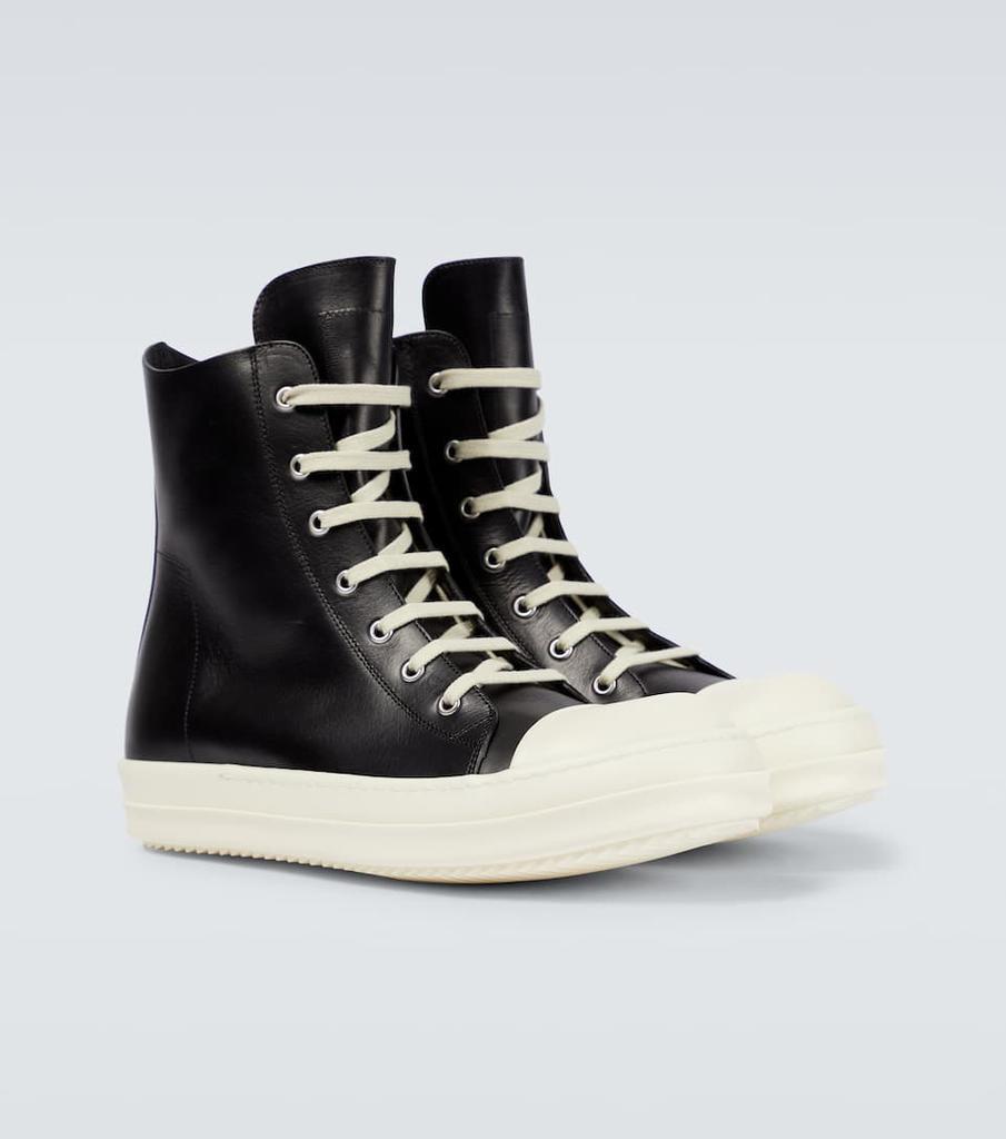 商品Rick Owens|高帮皮革运动鞋,价格¥7224,第7张图片详细描述