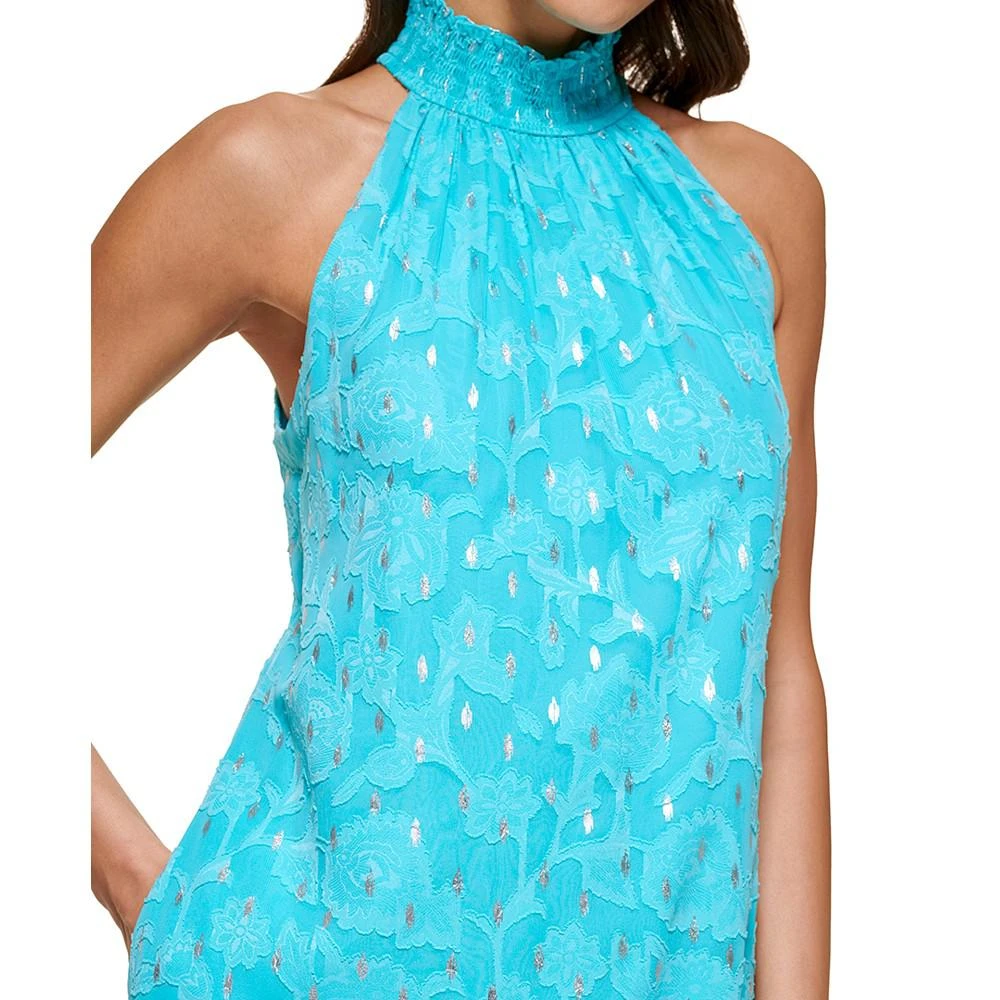 商品Kensie|Women's Halter Sleeveless Burnout Chiffon Dress,价格¥879,第4张图片详细描述