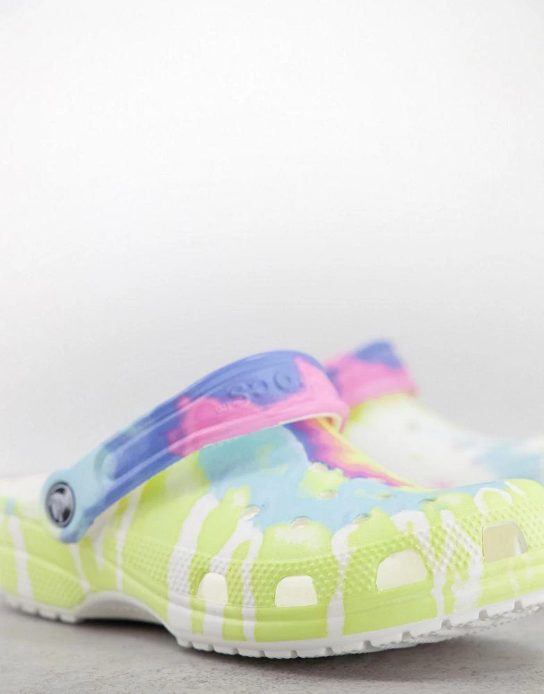 商品Crocs|Crocs classic clogs in pastel tie dye,价格¥412,第4张图片详细描述