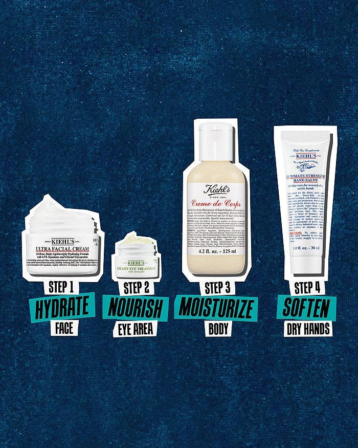 商品Kiehl's|Mighty Moisture Essentials Skincare Set ($71 value),价格¥161,第5张图片详细描述