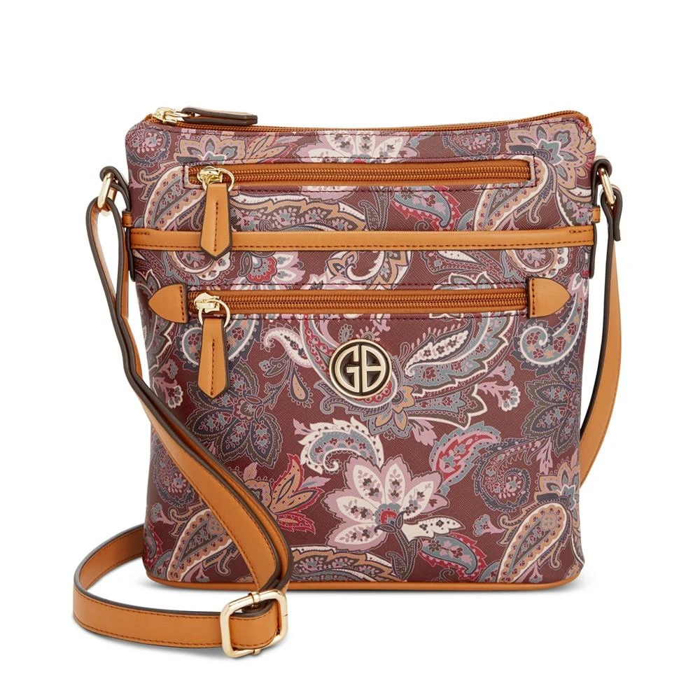 商品Giani Bernini|Tapestry North South Small Crossbody, Created for Macy's,价格¥334,第1张图片