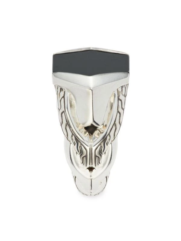 商品John Hardy|Sterling Silver & Black Onyx Signet Ring,价格¥2812,第4张图片详细描述