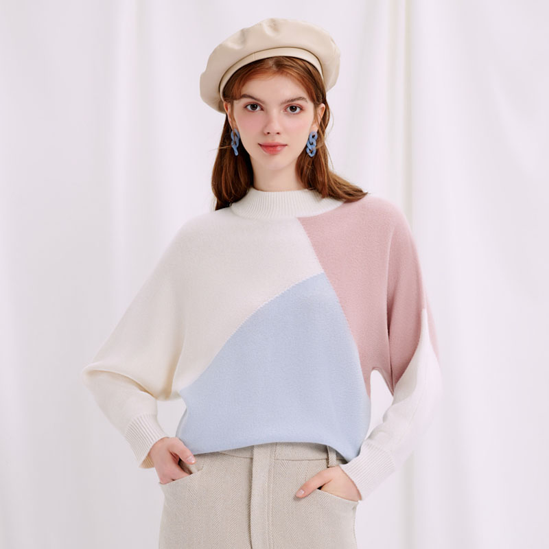 Astrid Wool Sweater - Colorblock | Astrid羊毛毛衣 - 拼色商品第3张图片规格展示
