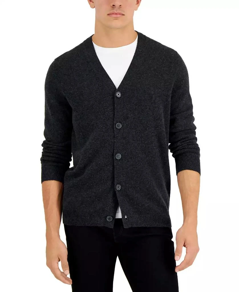 商品Club Room|Men's Cashmere V-Neck Cardigan, Created for Macy's,价格¥503,第1张图片