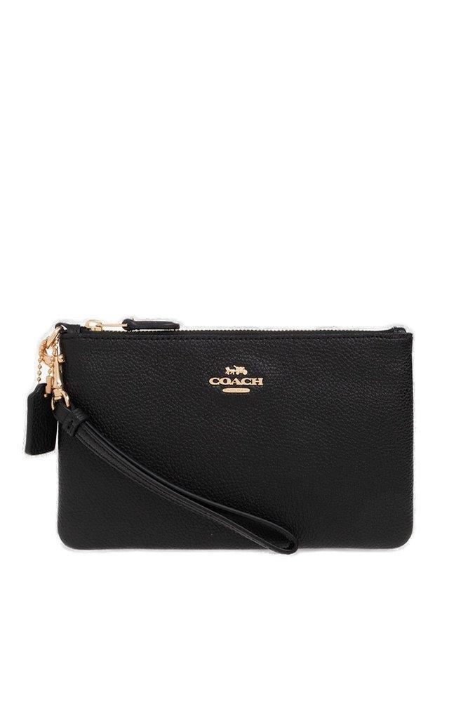 商品Coach|Coach Logo Plaque Small Wristlet,价格¥501,第1张图片