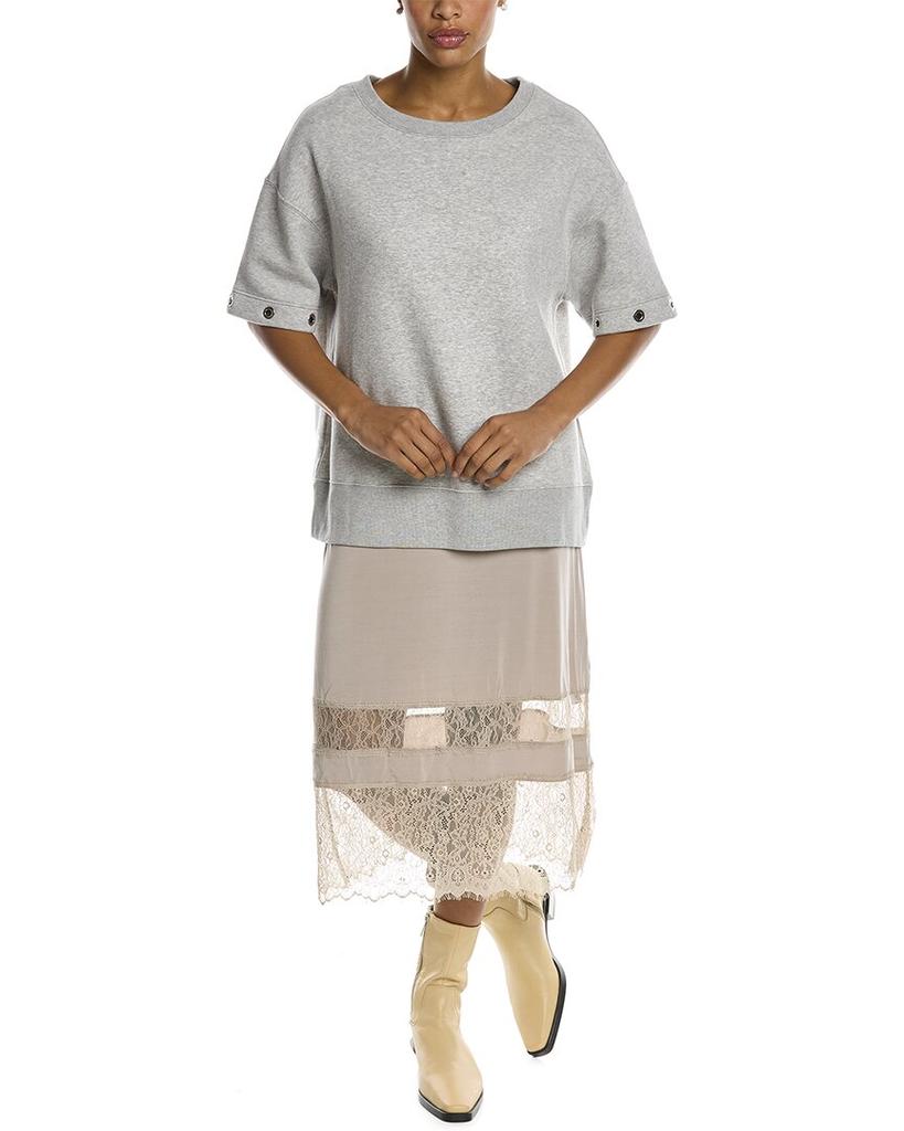 All Saints 2pc Fran Lace Sweatshirt Dress商品第1张图片规格展示