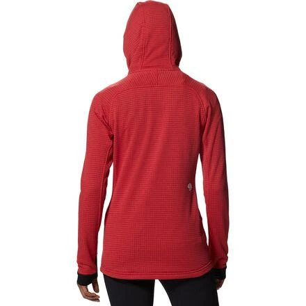 商品Mountain Hardwear|Polartec Power Grid Full-Zip Hooded Jacket  - Women's,价格¥596,第2张图片详细描述