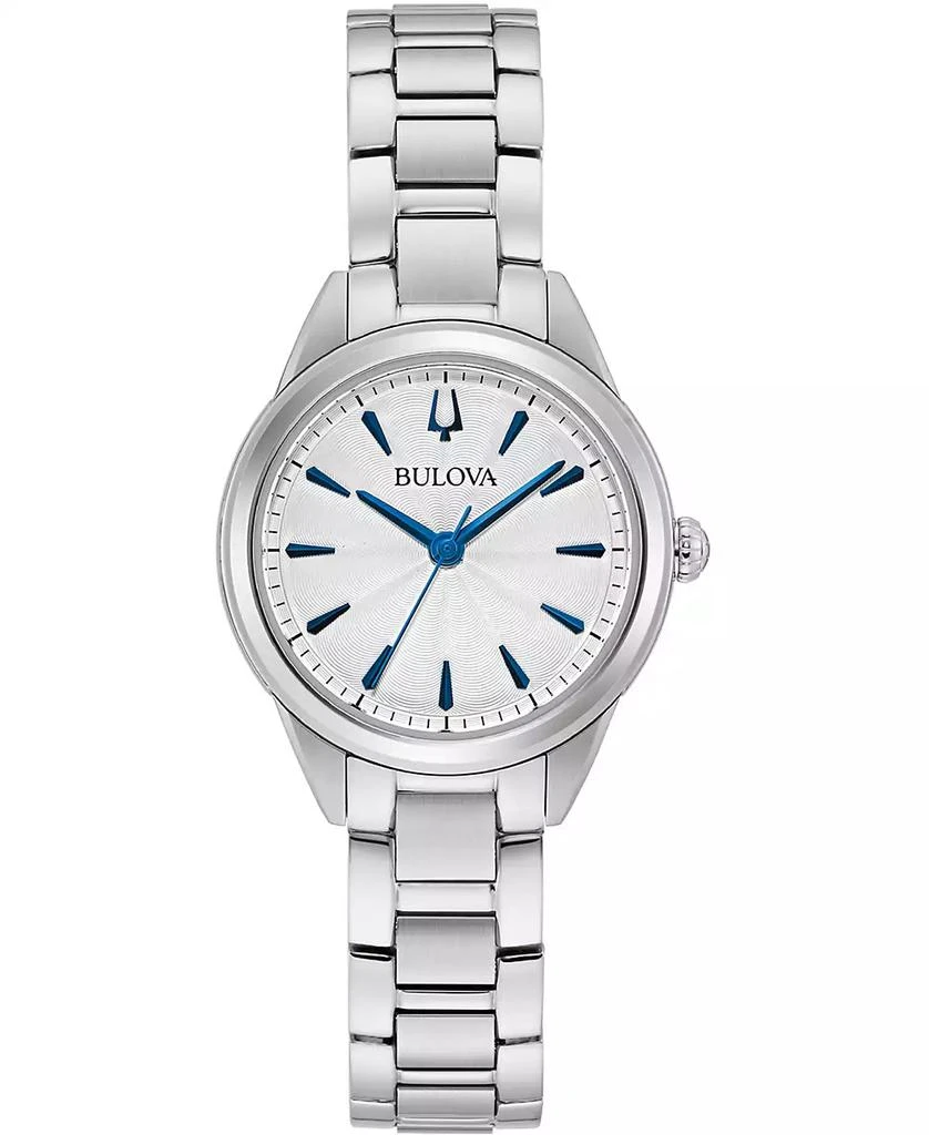 商品Bulova|Women's Sutton Stainless Steel Bracelet Watch 28mm,价格¥1465,第1张图片