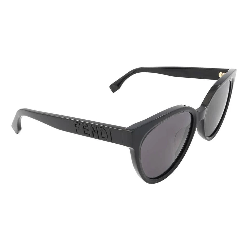 商品Fendi|Grey Cat Eye Ladies Sunglasses FE40008U 01A 56,价格¥1156,第3张图片详细描述