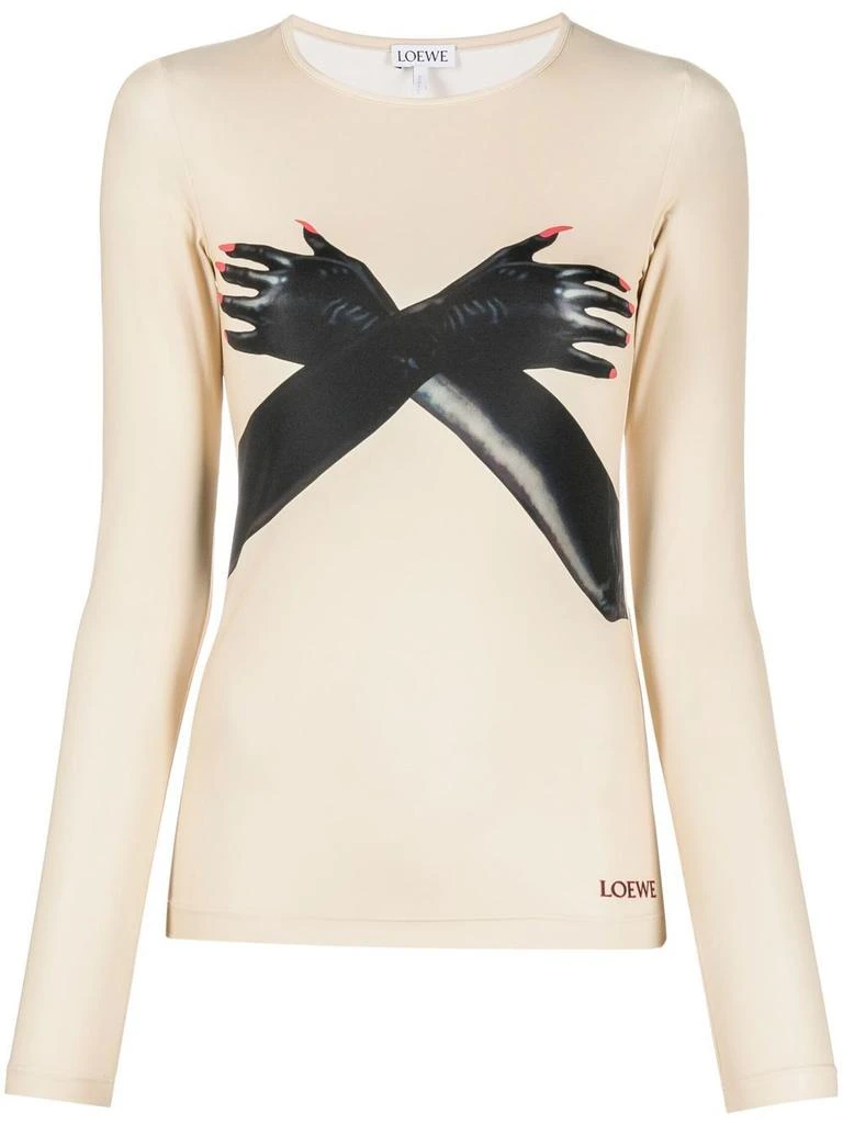 商品Loewe|LOEWE - Printed Crewneck Top,价格¥3118,第1张图片
