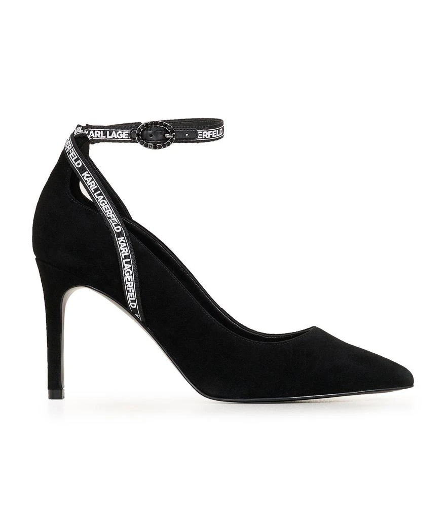 商品Karl Lagerfeld Paris|JACQUELINE SUEDE PUMP,价格¥875,第4张图片详细描述