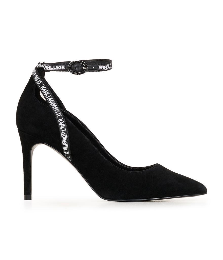 商品Karl Lagerfeld Paris|JACQUELINE SUEDE PUMP,价格¥862,第4张图片详细描述