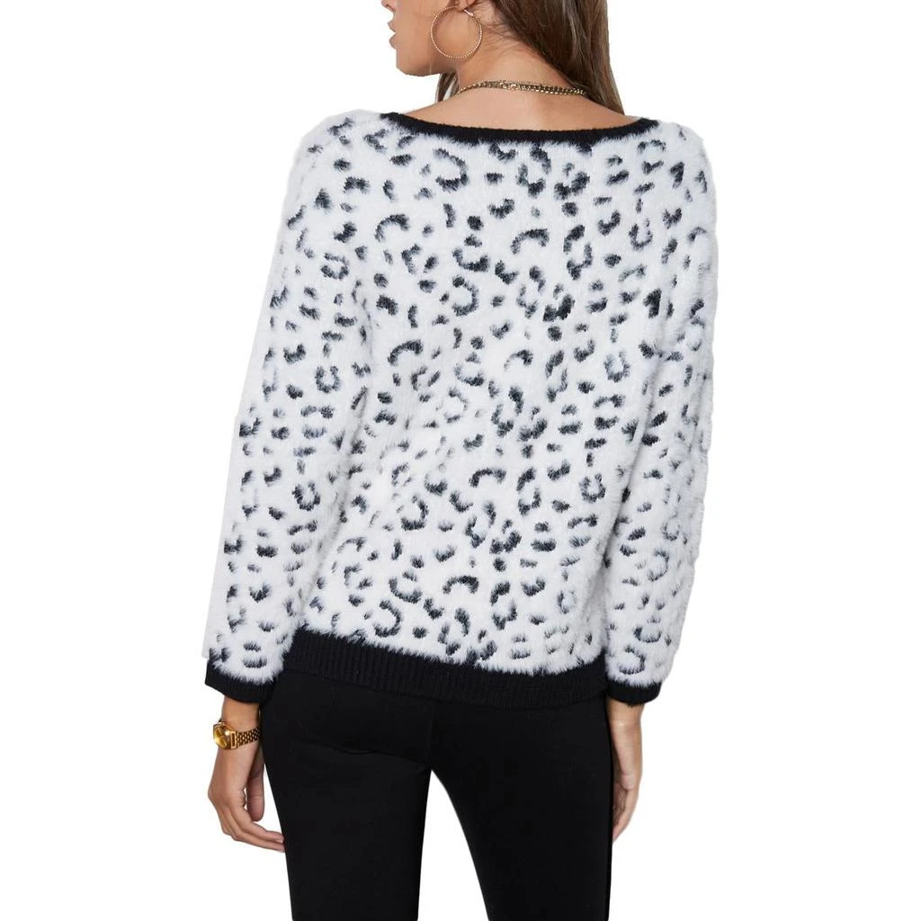 商品Tart|Tart Jake Women's Fuzzy Leopard Print Long Sleeve Pullover Sweater,价格¥192,第3张图片详细描述