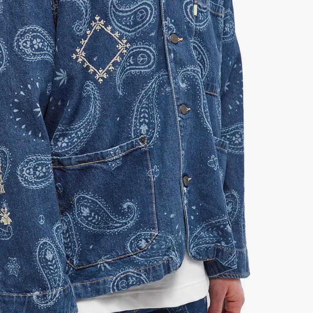 商品Levi's|Levi's Vintage Clothing x Adish Indigo 2 Hemp Chore Jacket,价格¥1030,第5张图片详细描述