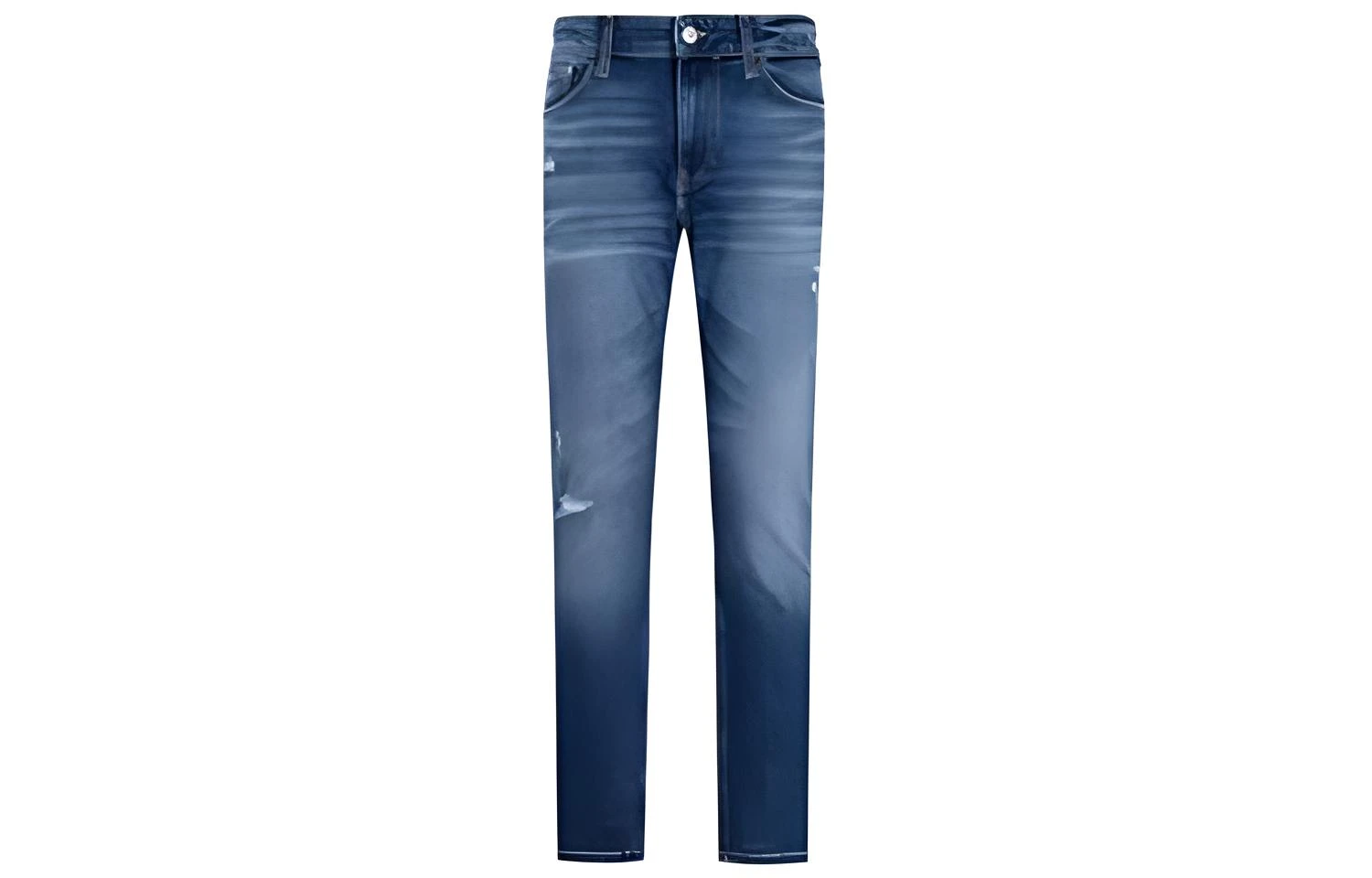 商品[国内直发] Tommy Hilfiger|水洗中腰破洞修身直筒牛仔裤 男款 牛仔蓝,价格¥800,第1张图片