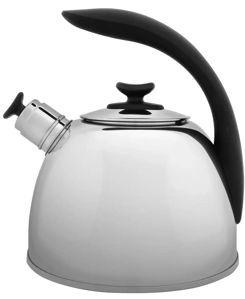 商品BergHOFF|Essentials Lucia 2.6-Qt. Stainless Steel Whistling Tea Kettle,价格¥788,第1张图片