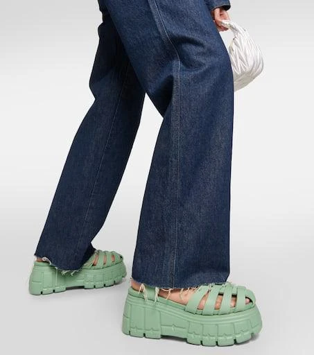 商品Miu Miu|Fisherman EVA厚底凉鞋,价格¥8644,第4张图片详细描述