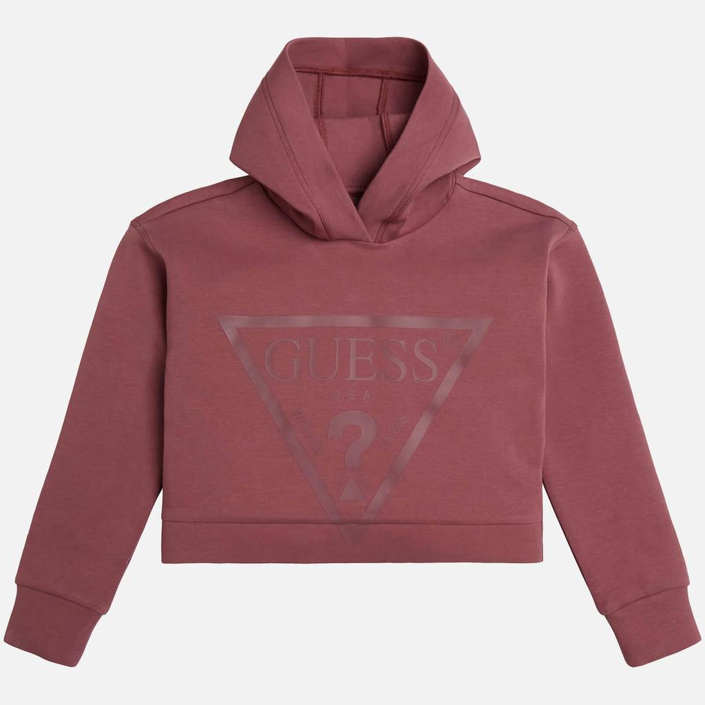 商品GUESS|Guess Girls Logo-Printed Cotton-Blend Hooded Sweatshirt,价格¥349,第1张图片