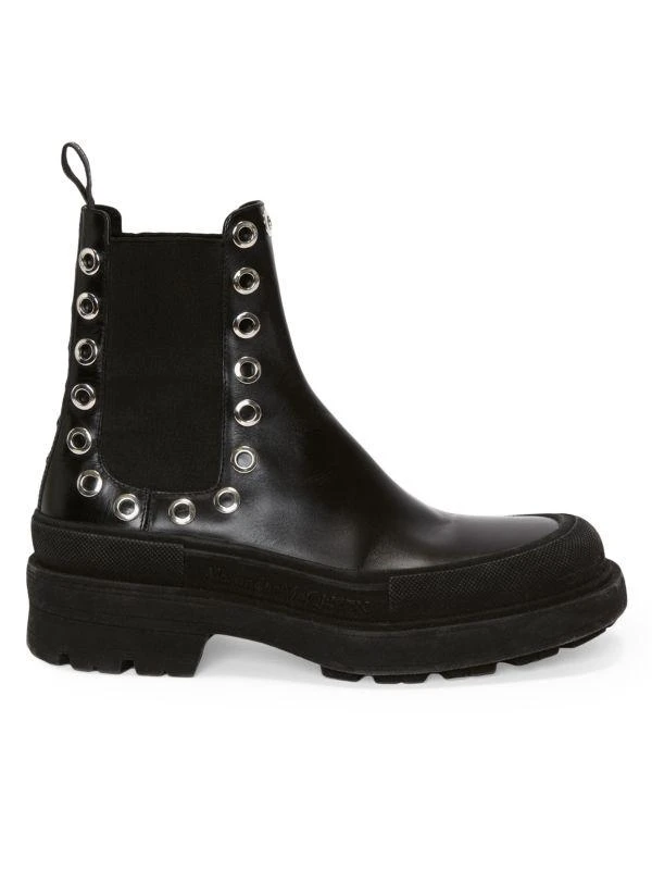 商品Alexander McQueen|Grommet Leather Chelsea Boots,价格¥2586,第1张图片