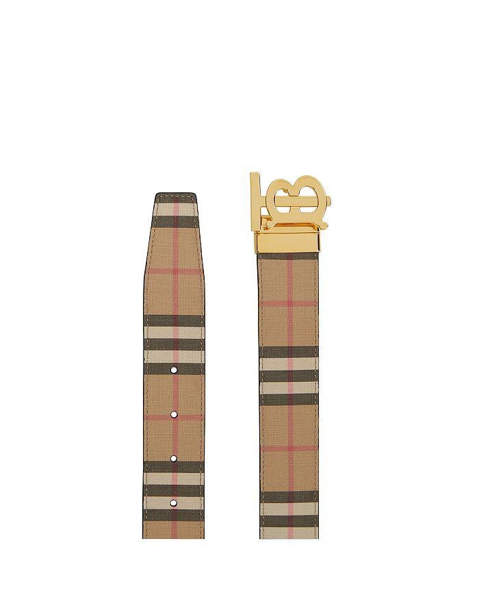 商品Burberry|Men's Reversible Monogram Motif Vintage Check Belt,价格¥3038,第4张图片详细描述