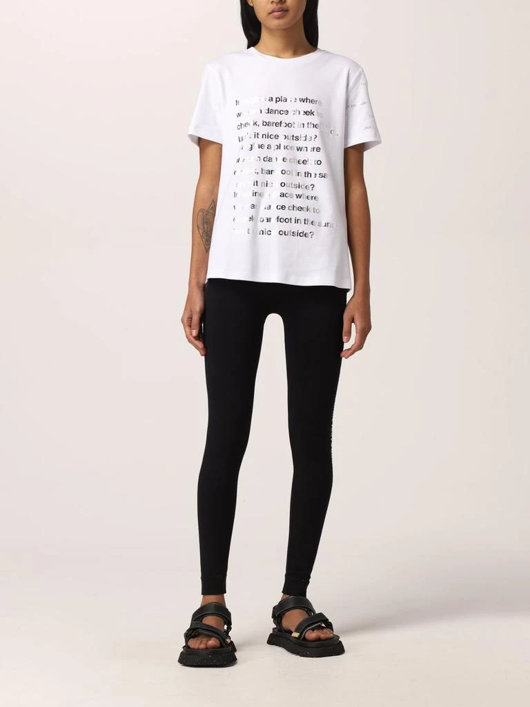 商品Max Mara|S Max Mara t-shirt in cotton with print,价格¥610,第2张图片详细描述