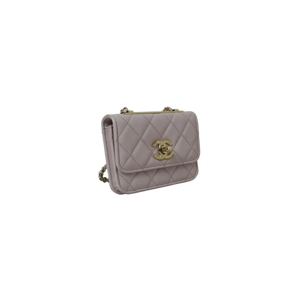 商品Chanel|Chanel Quilted Mini Trendy CC Wallet On Chain Light Purple,价格¥23475,第2张图片详细描述