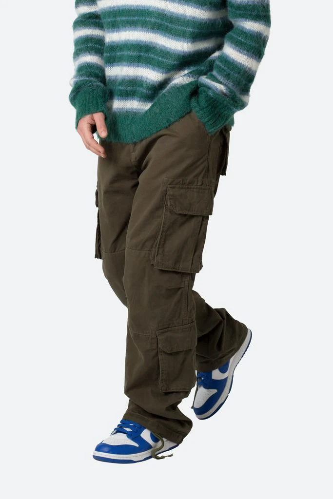 商品MNML|Baggy Double Cargo Pants - Olive,价格¥399,第2张图片详细描述