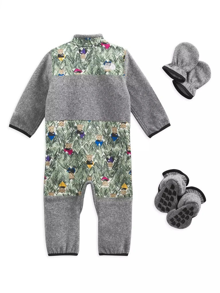 商品The North Face|Baby's Denali Coveralls, Mittens, & Booties Set,价格¥469,第2张图片详细描述