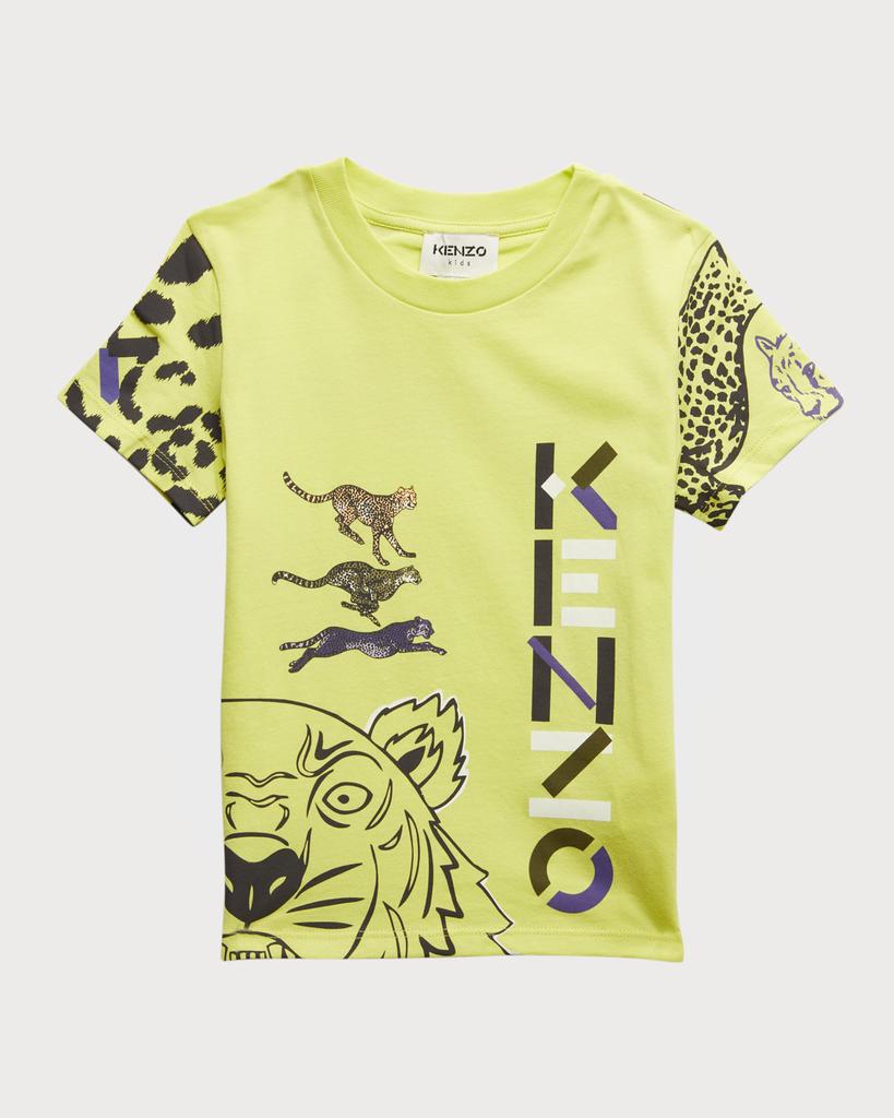 Boy's Tiger Graphic T-Shirt, Size 4-5商品第1张图片规格展示