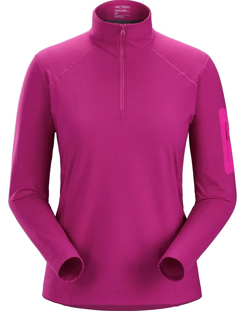 商品Arc'teryx|Arc'teryx Rho Lightweight Zip Neck Women's | Lightweight Base Layer Top - Redesign,价格¥1104,第1张图片详细描述